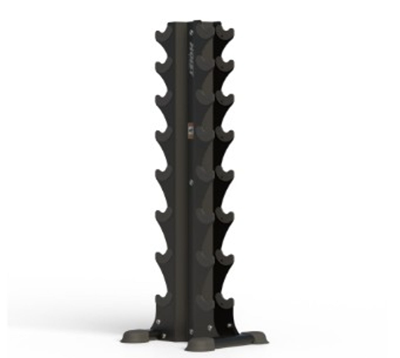 Hoist Fitness HF 5460 Eight Pair Vertical Dumbbell Rack - New Matte Black Color