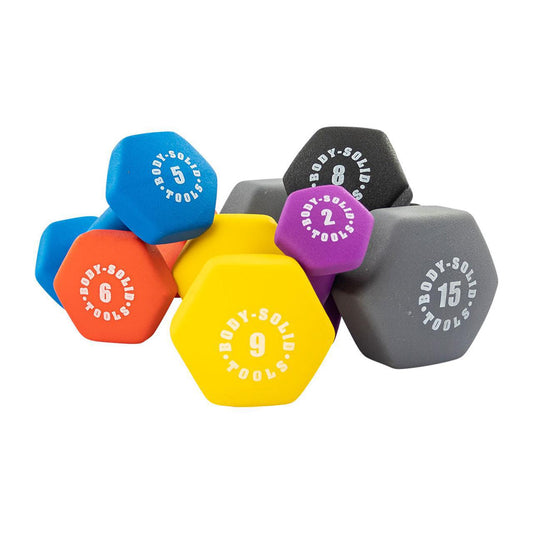 Body-Solid Tools Neoprene Dumbbells