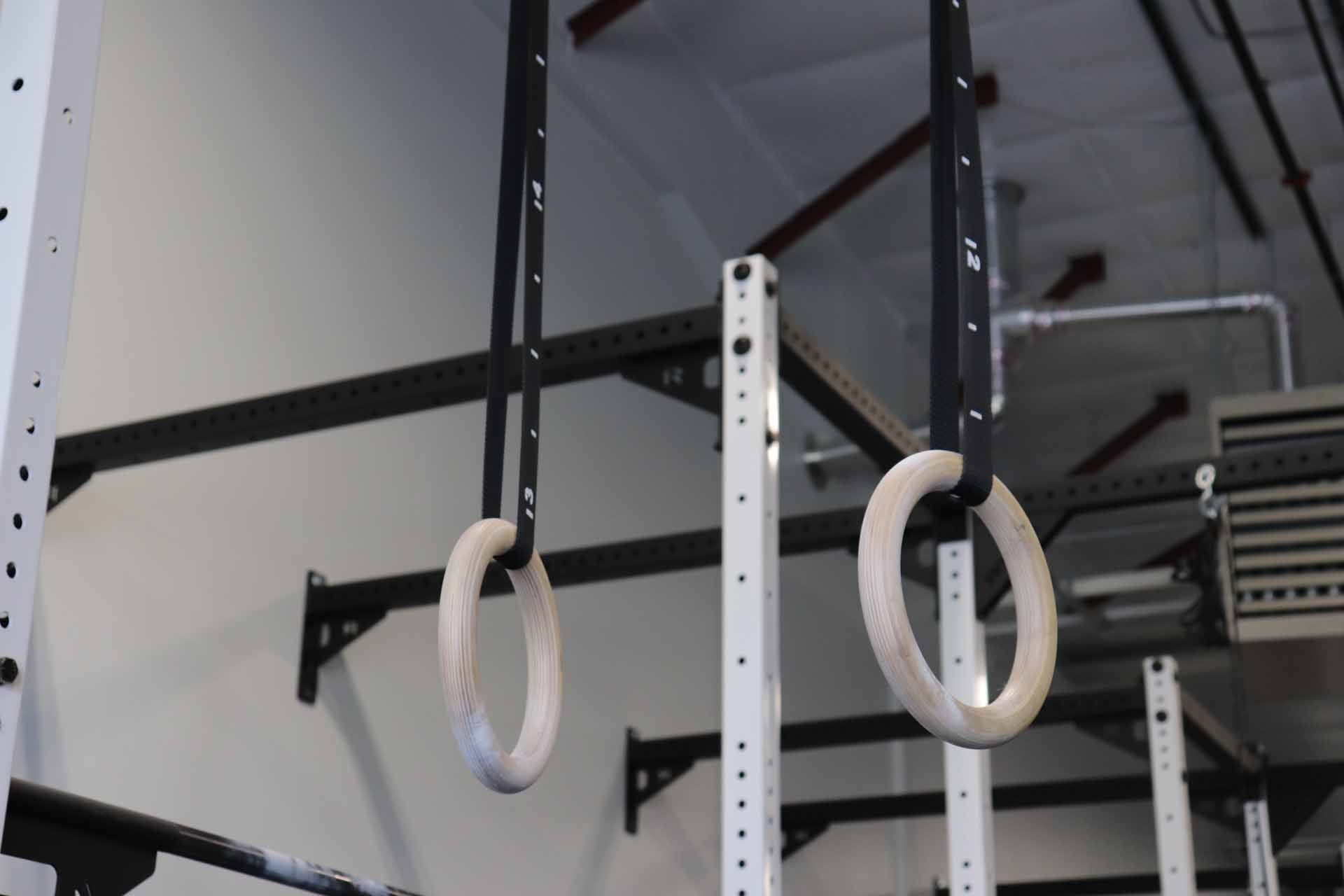 Anillas de gimnasia de madera