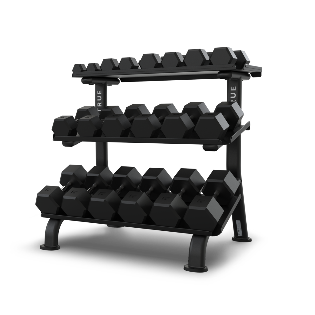 FS-24 3-Tier Flat Tray Dumbbell Rack