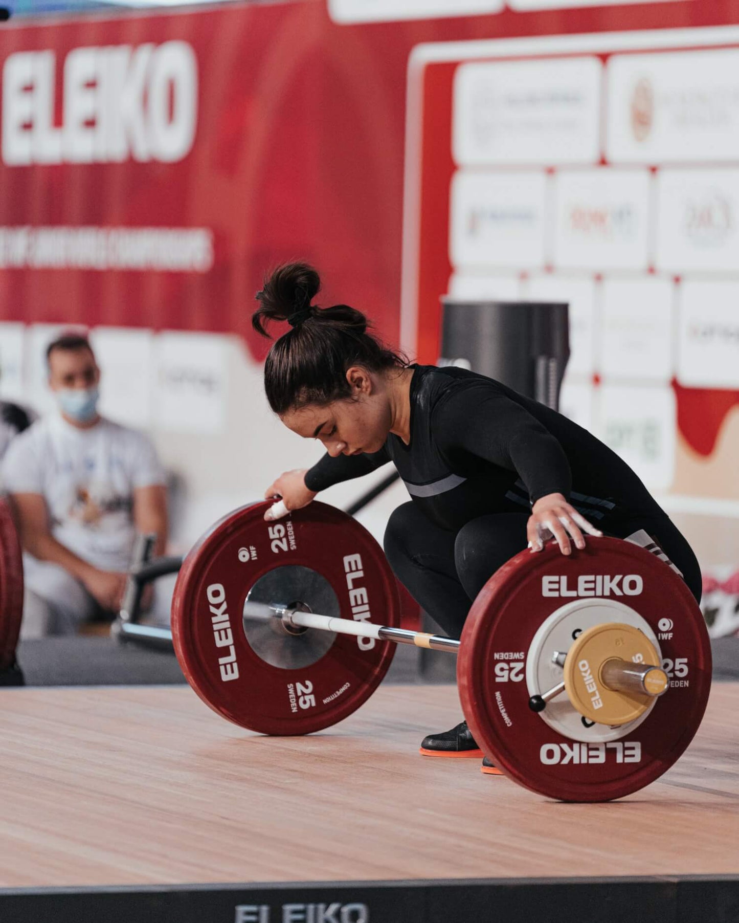 IWF Weightlifting Competition Bar
