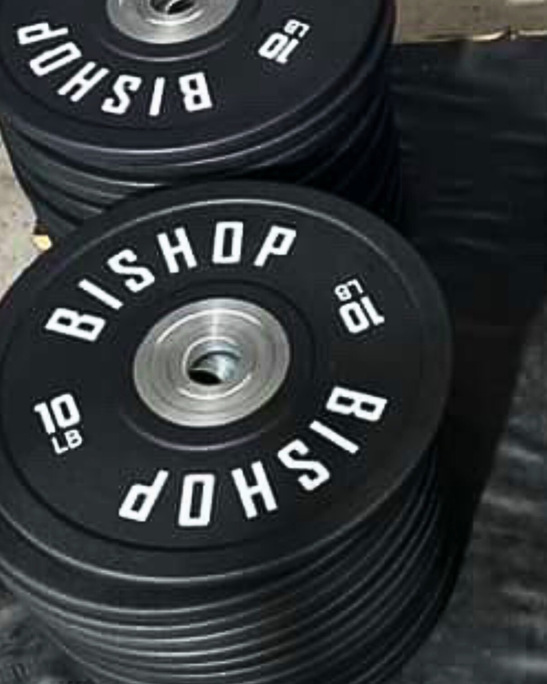 Bishop Barbell Urethane Bumper Plates