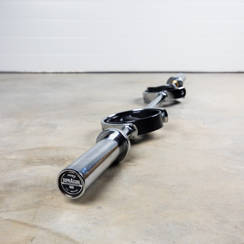 PRx SupraCurl Barbell in use for biceps curls