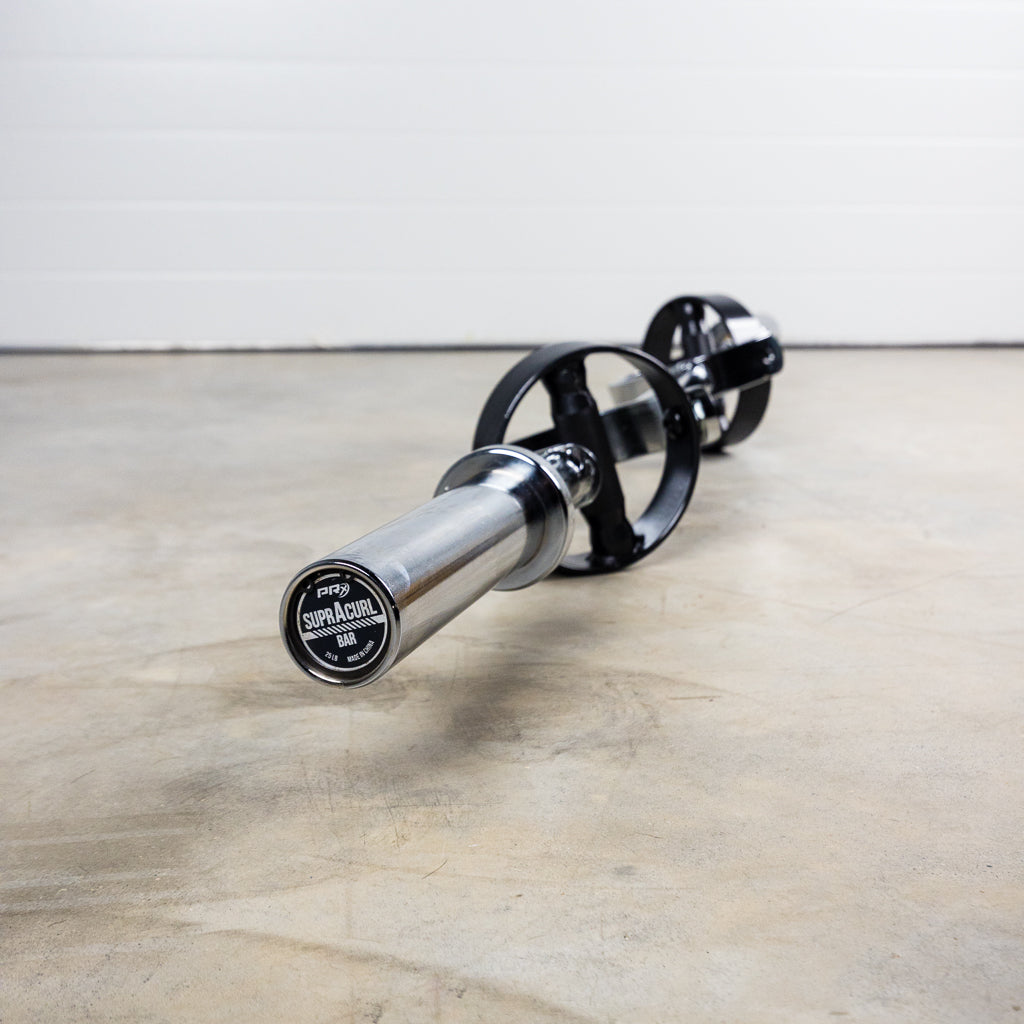 PRx SupraCurl Barbell rotating handle detail
