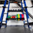Angled dumbbell storage on the PRx Build Limitless Storage Shelf