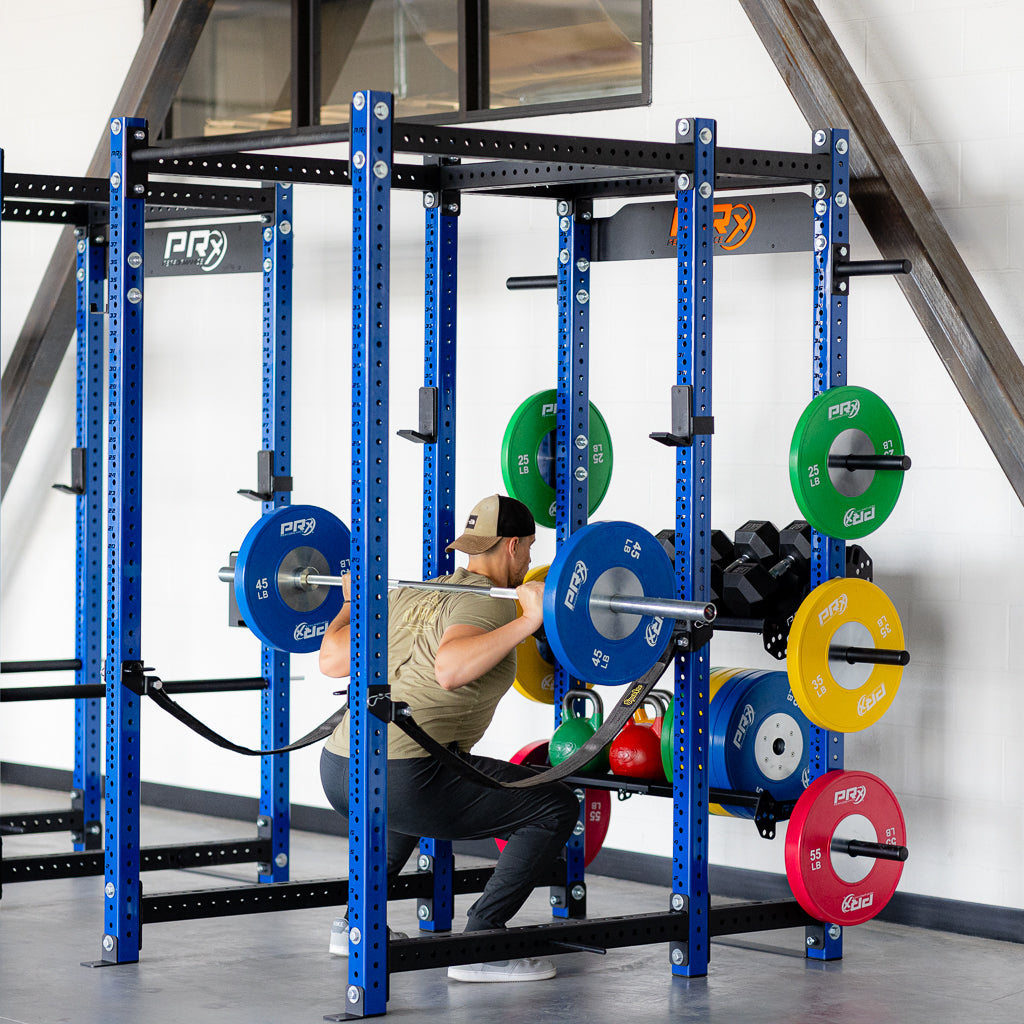 Close-up of the powder coated Build Limitless Storage Shelf frame