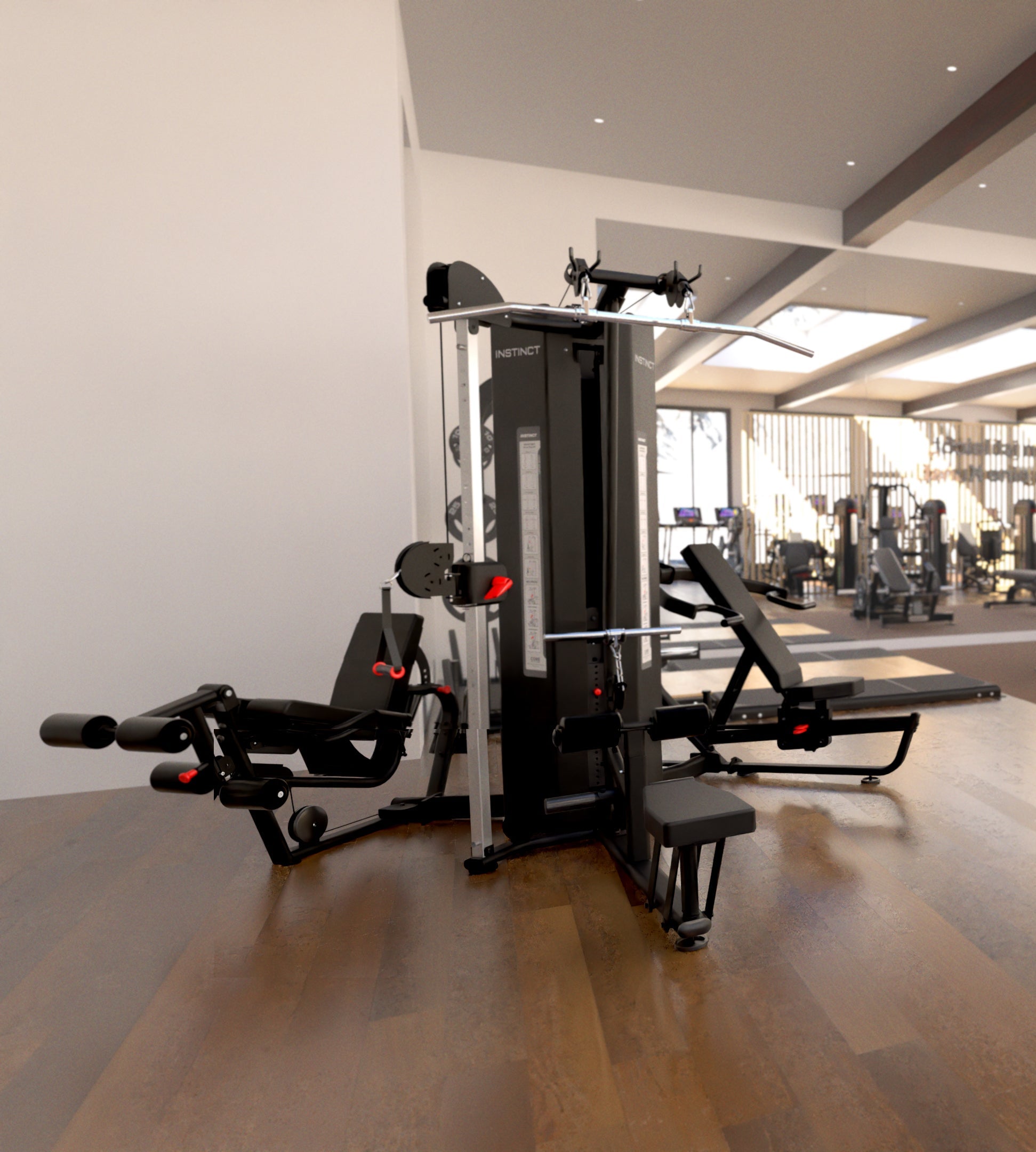 3 Stack Multi Gym Instinct 3 Stack Multi-Station | Space-Saving Design – Fitness Supply
