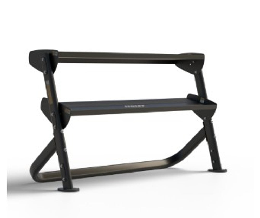 Hoist Fitness 60" Horizontal Dumbbell Rack HF 5461-60 - New Matte Black Color