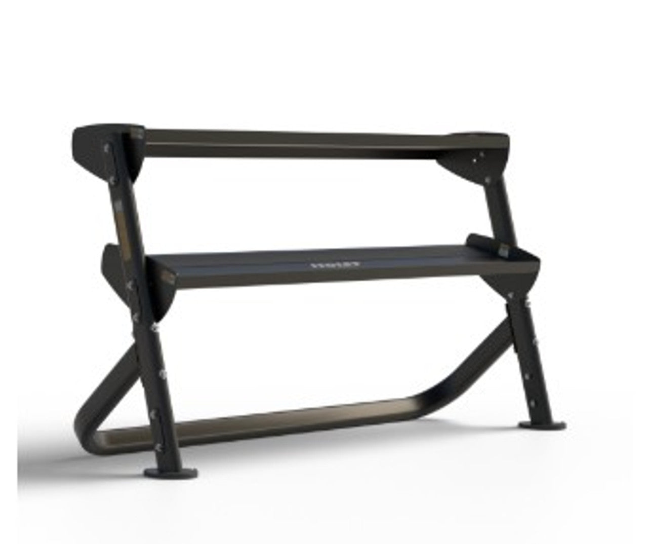 Hoist Fitness 60" Horizontal Dumbbell Rack HF 5461-60 - New Matte Black Color