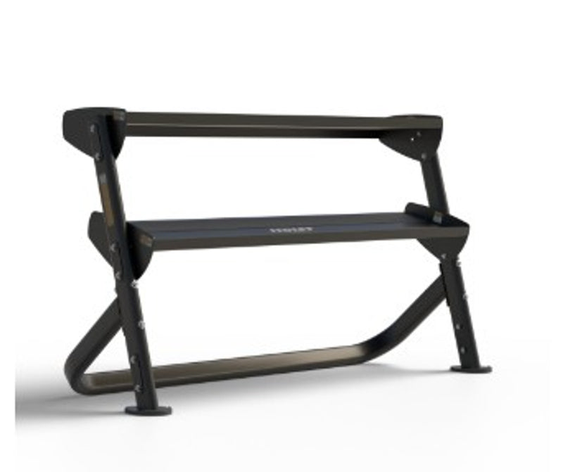 Hoist Fitness 60" Horizontal Dumbbell Rack HF 5461-60 - New Matte Black Color