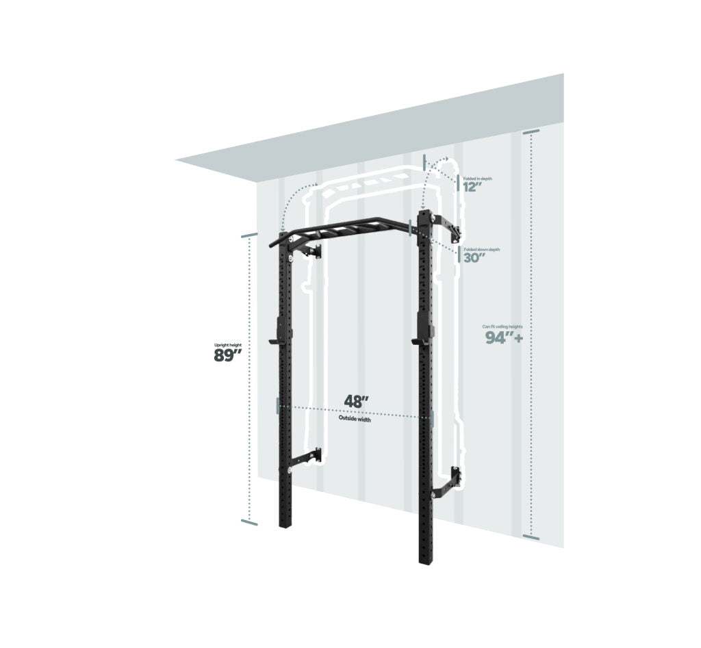 PRx Profile PRO Squat Rack in use