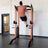 Close view of the 250 lb selectorized weight stack