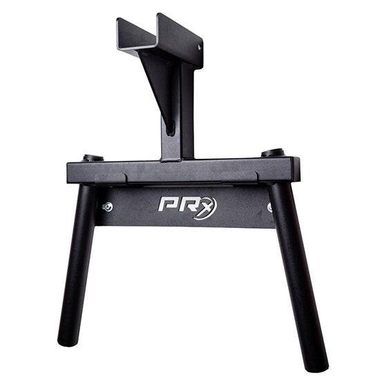 PRx Dip Station Storage steel cradle in black powder coat