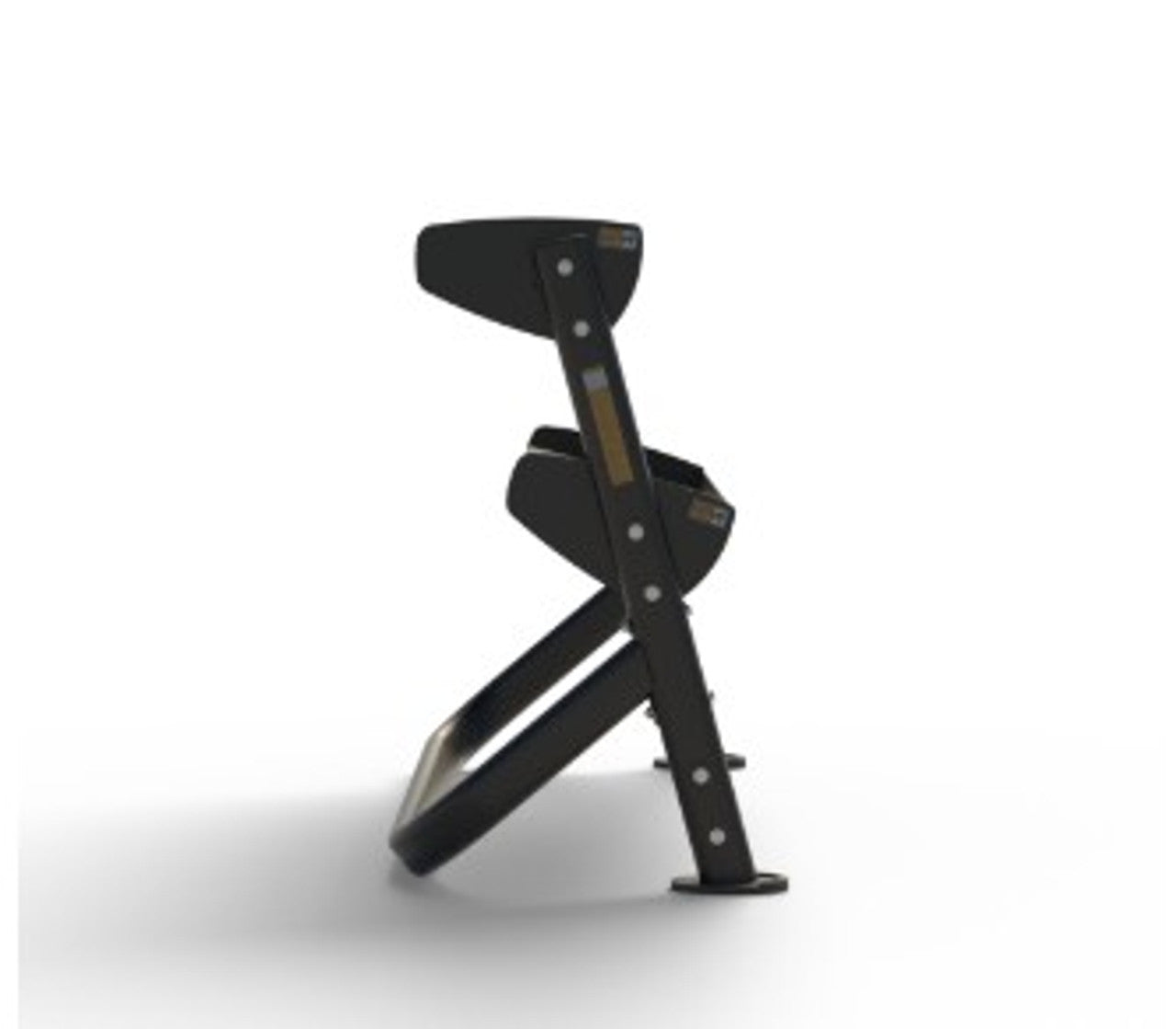 Hoist Fitness 60" Horizontal Dumbbell Rack HF 5461-60 - New Matte Black Color