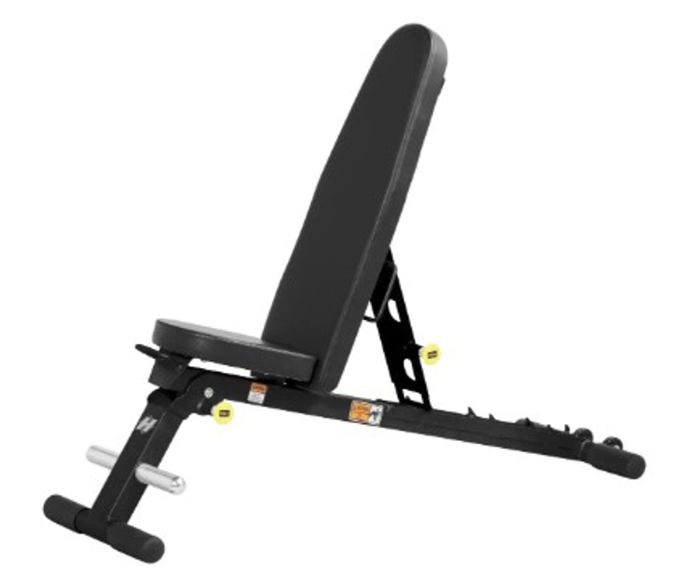 Hoist Fitness HF 4145 Folding Multi-Position Workout Bench - New Matte Black Color