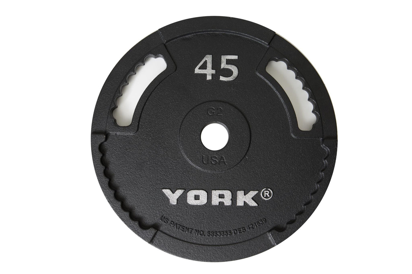 York Cast Iron Olympic Weight Plate