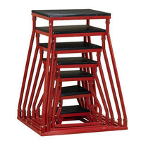 Cajas pliométricas con estructura de acero Body-Solid Tools disponibles en alturas de 6 a 42 pulgadas