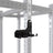 PRx Build Limitless Rack Mount Barbell Storage holding a barbell vertically on a rack upright