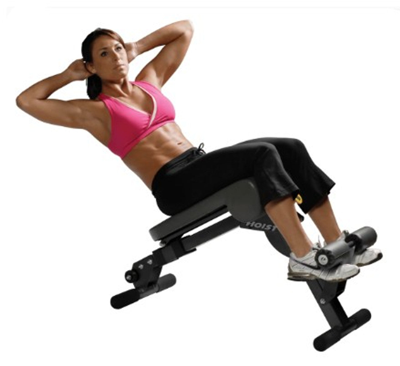 Hoist Fitness HF 4263 Adjustable Ab / Back Hyper Extension - New Matte Black Color