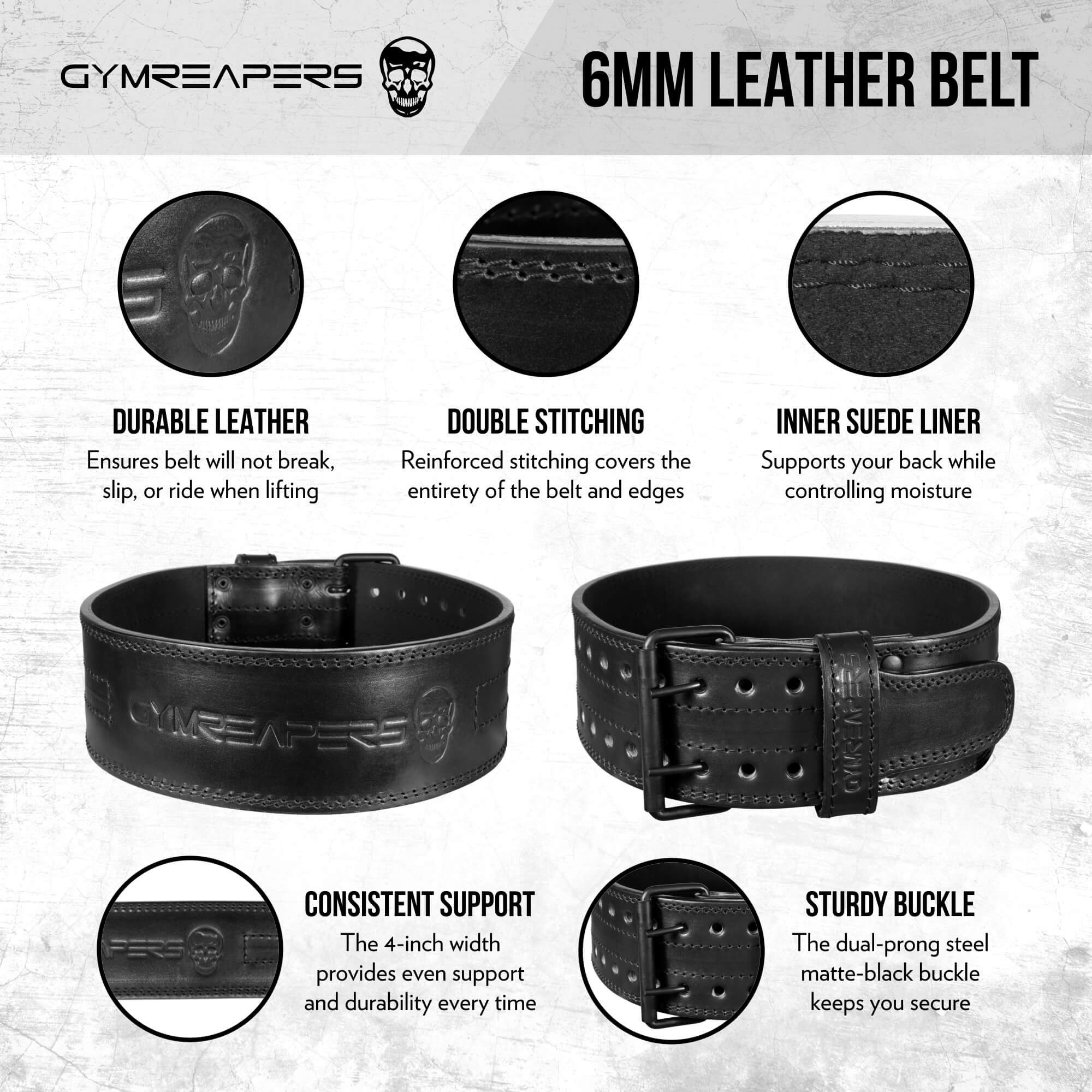 6mm Weightlifting Belt