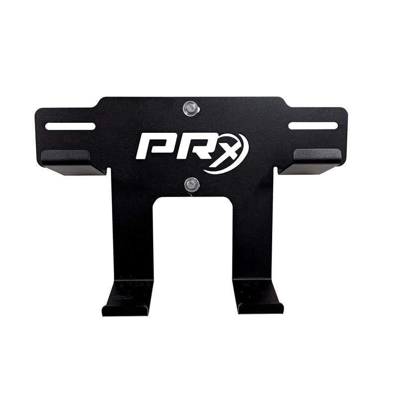 Lifter bench pressing on the PRx Compact Flat Weight Bench