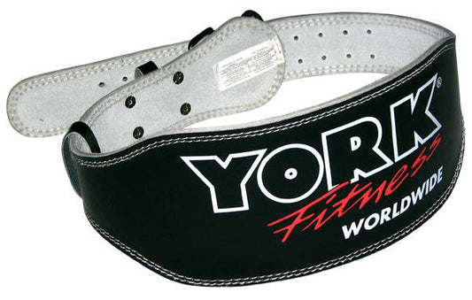 York 6" Padded Weight Lifting Belt