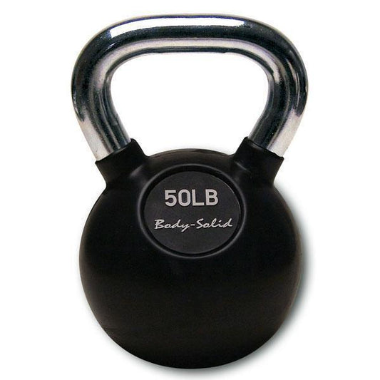 Body Solid Premium Kettlebells with Chrome Handles 5-80 Pounds