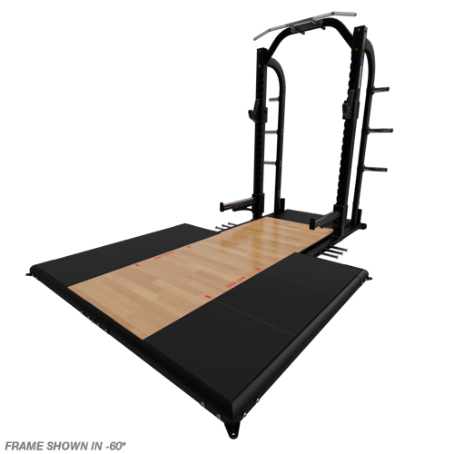 Nautilus Half Rack, Sound Dampening Bamboo Platform