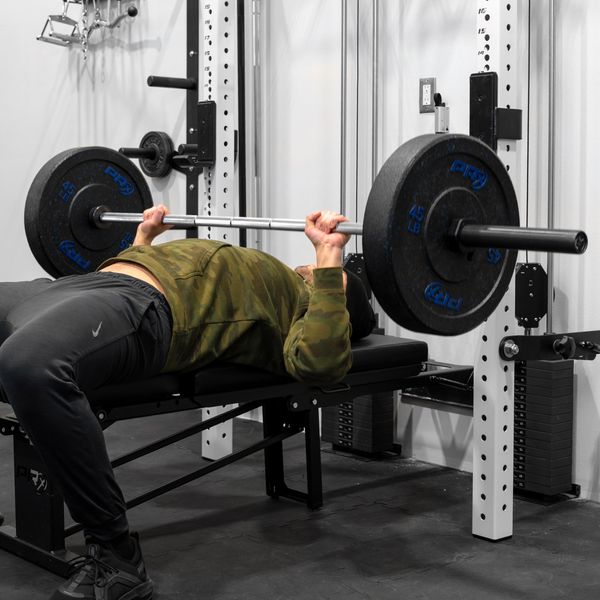 PRx Reef Power Barbell grooved QPQ sleeve detail
