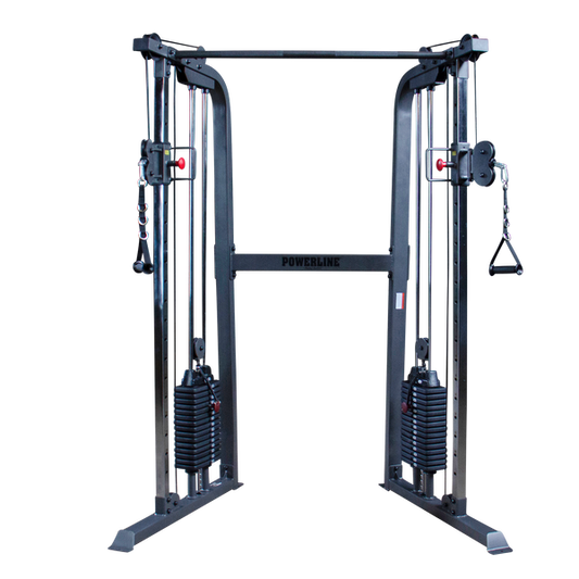 Powerline PFT100 Dual Stack Functional Trainer with Vertically Adjustable Pulleys