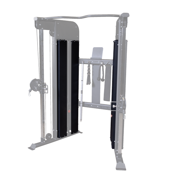Body-Solid GFT100N with Weight Stack Shrouds