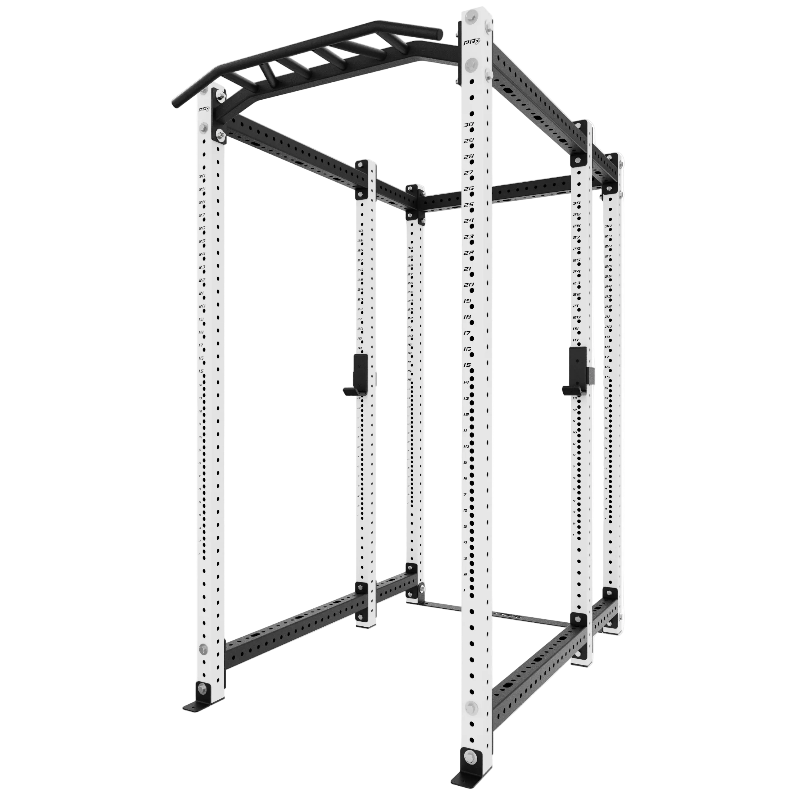 PRx Build Limitless 6-Post Rack in White
