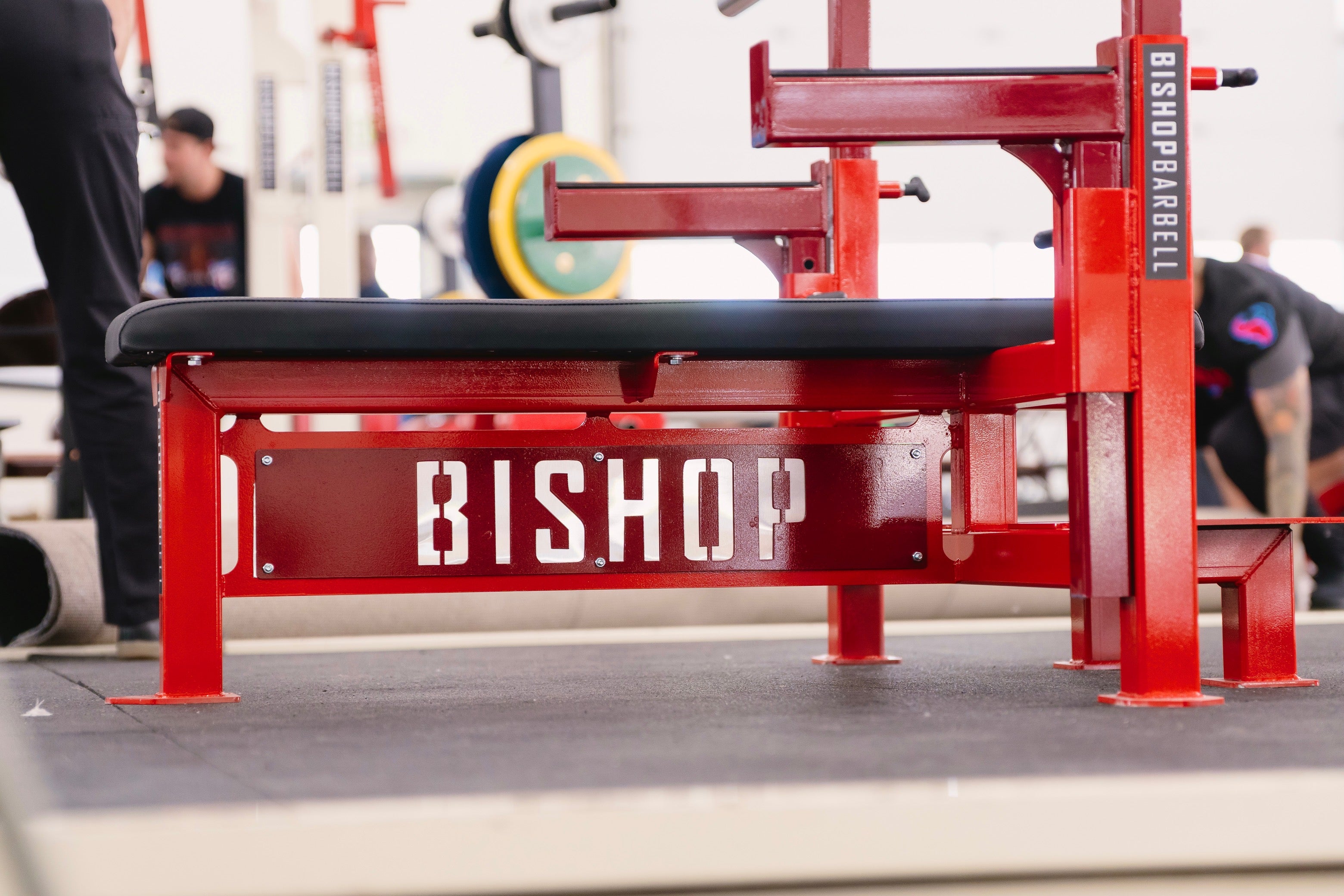 Bishop Barbell Commercial Flat Bench Press -Used once at powerlifting meet