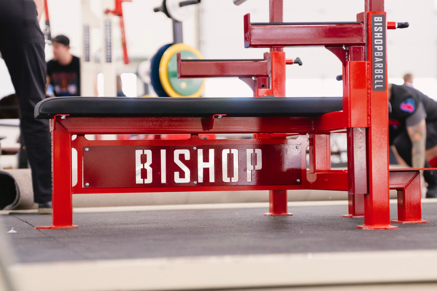 Bishop Barbell Commercial Flat Bench Press -Used once at powerlifting meet