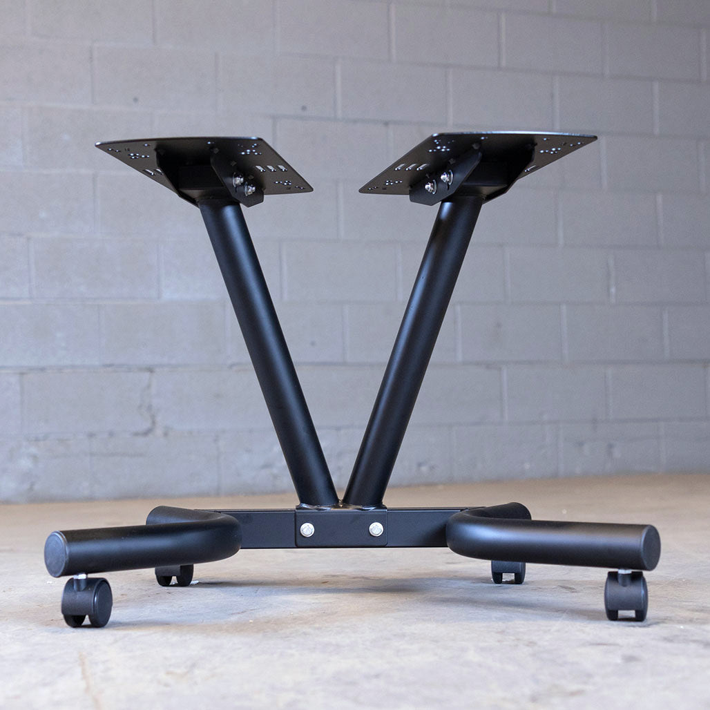 Body-Solid Tools Adjustable Dumbbells with Adjustable Dumbbell Stand