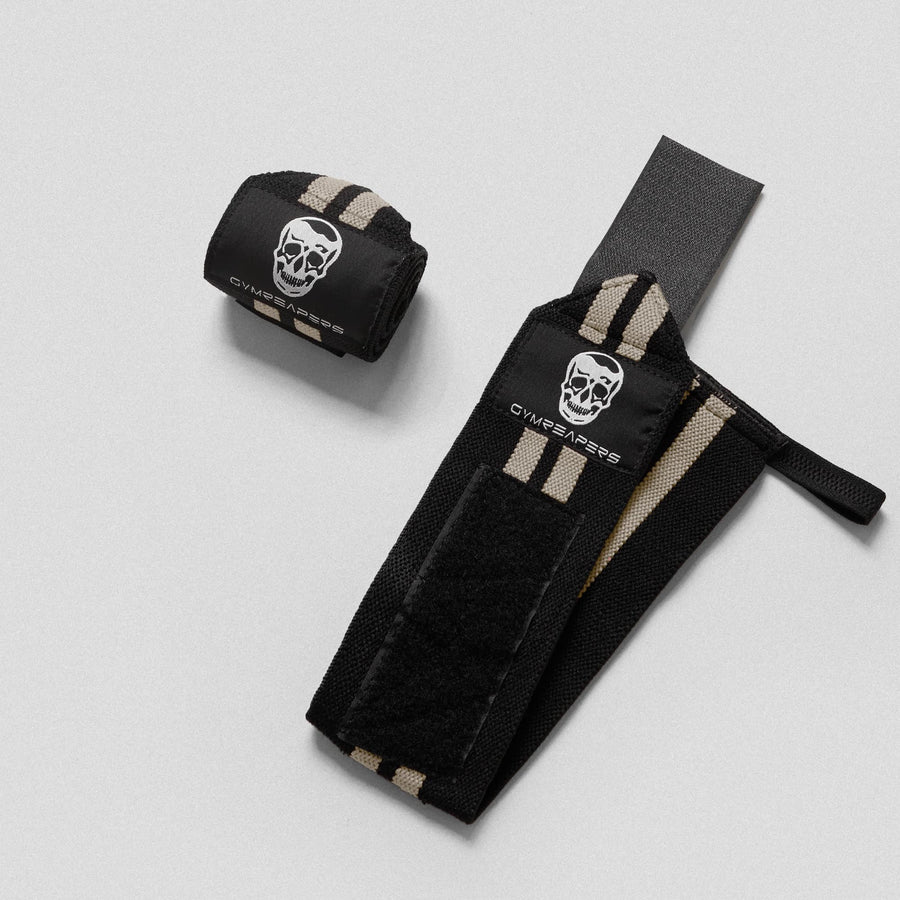 Wrist Wraps - 18" Weightlifting Wrist Support - Desert Sand
