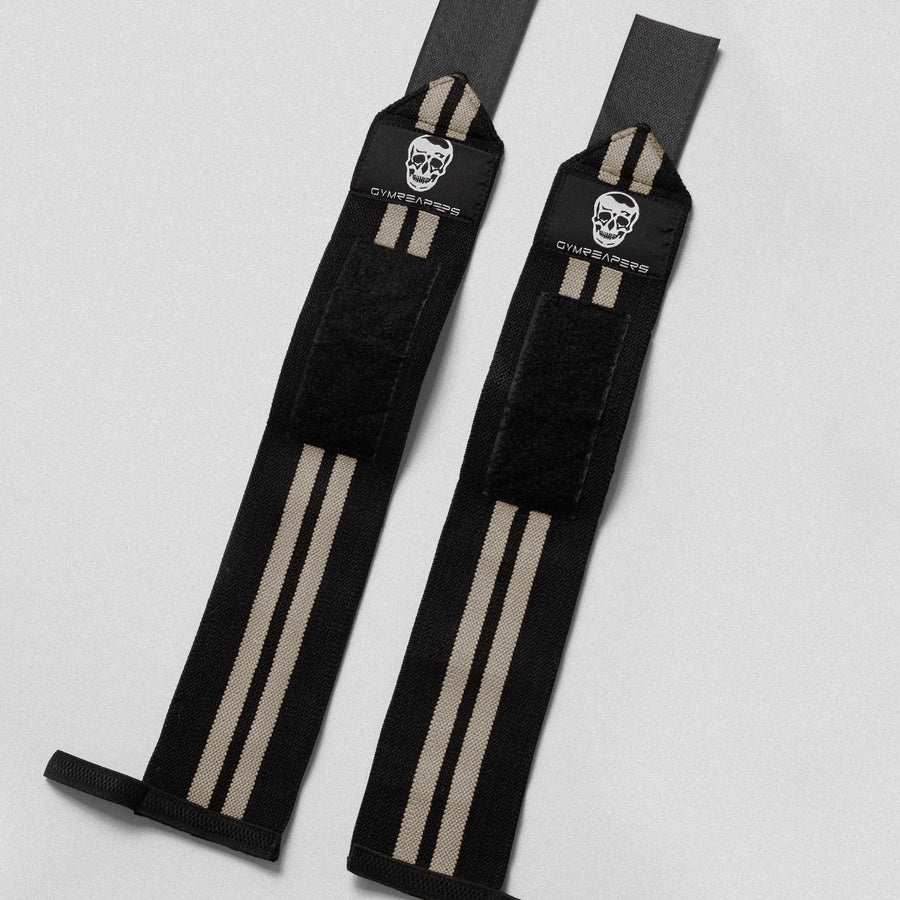 Wrist Wraps - 18" Weightlifting Wrist Support - Desert Sand