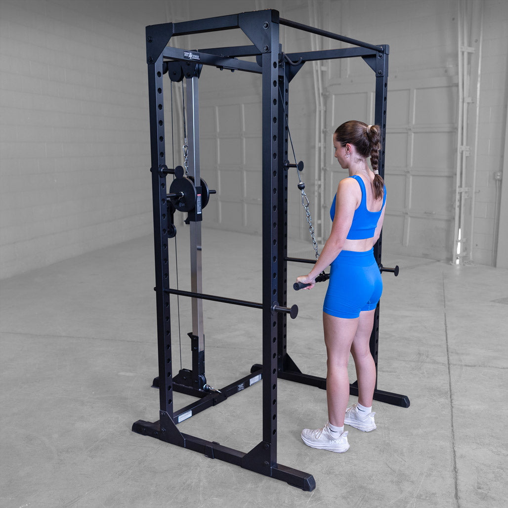 Body-Solid Best Fitness BFLA100B Power Rack Lat Attachment
