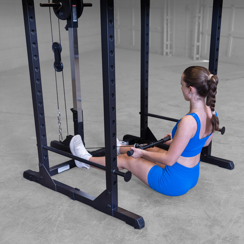 Body-Solid Best Fitness BFLA100B Power Rack Lat Attachment - view 6