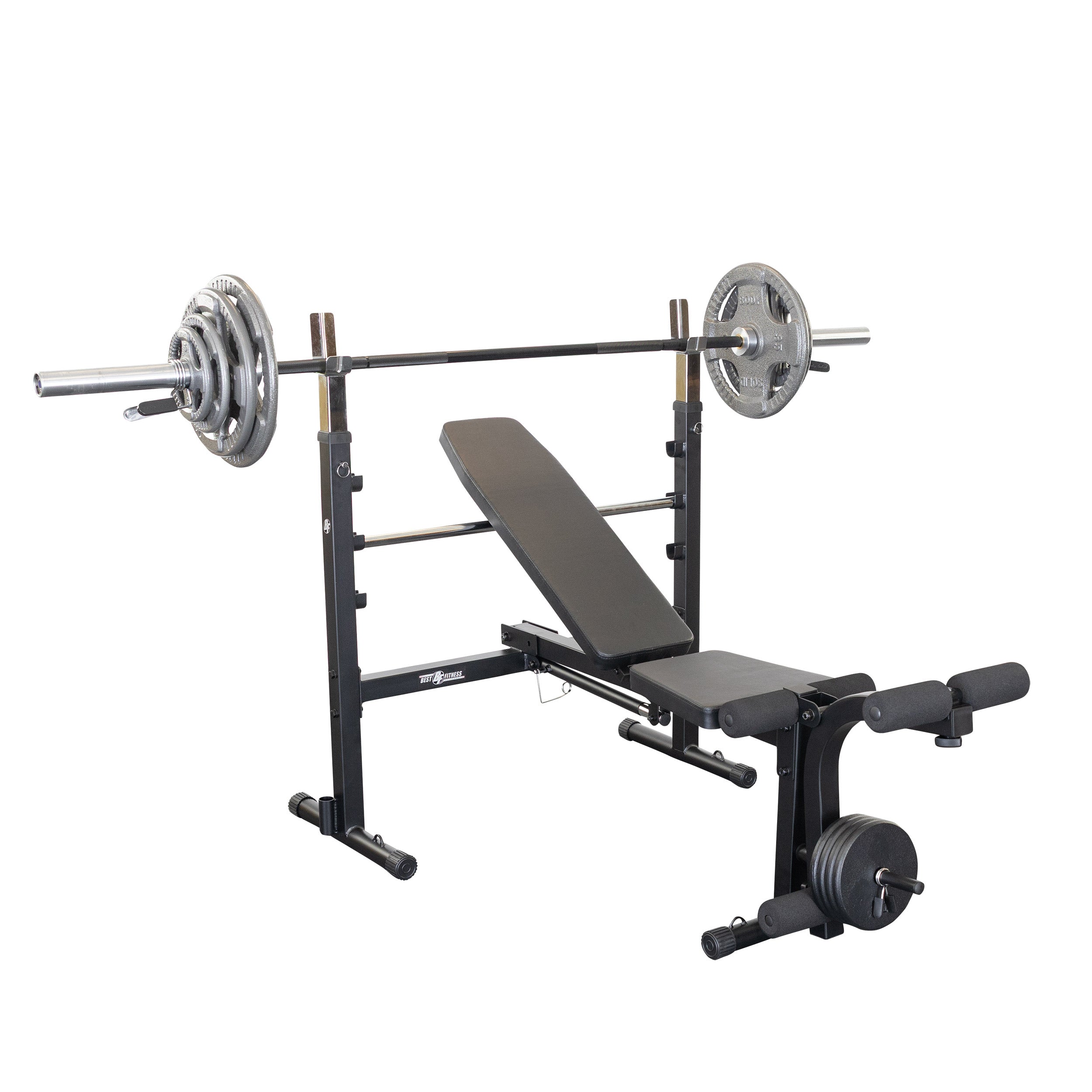 Body-Solid Best Fitness BFOB10B Olympic Bench with Leg Developer - view 3