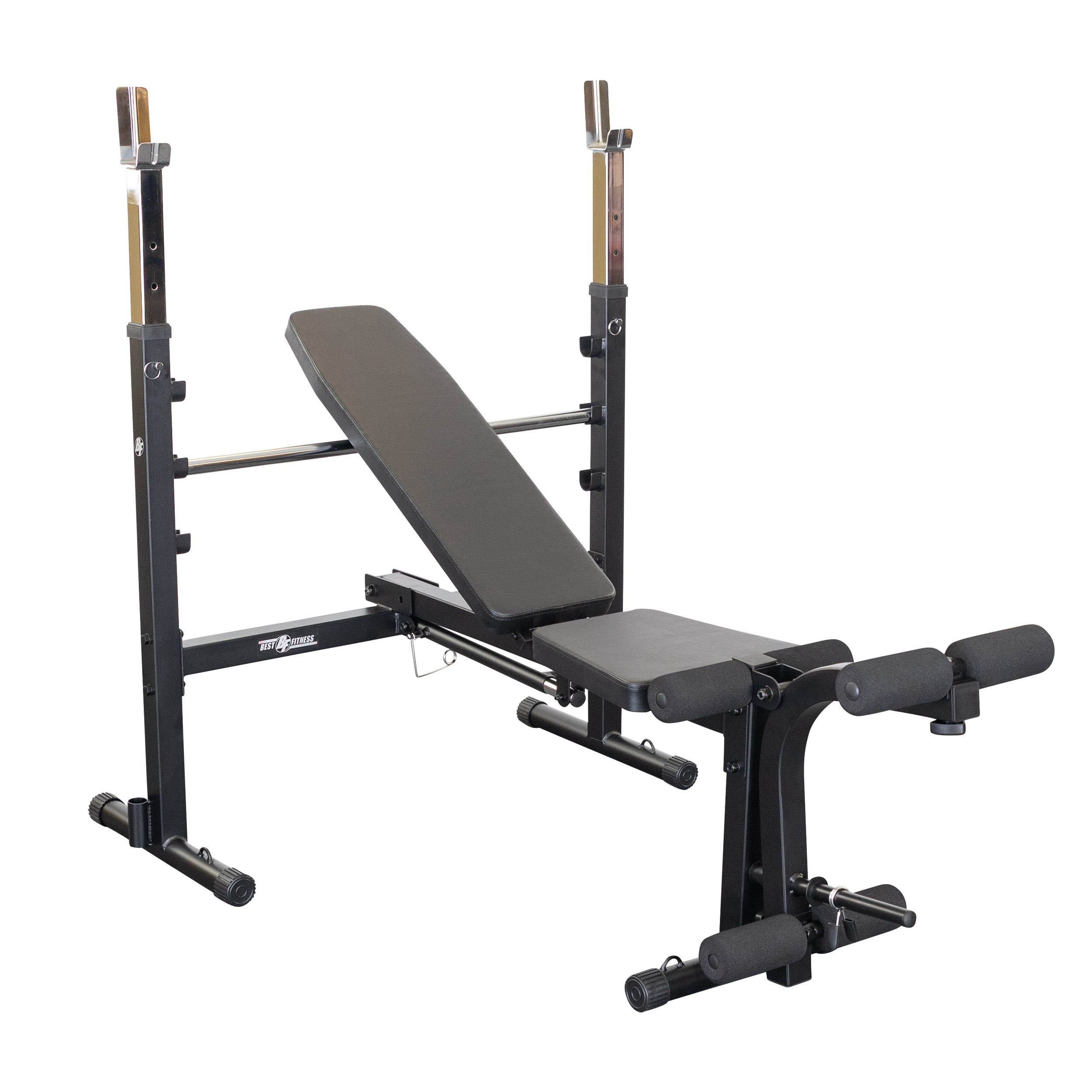 Body-Solid Best Fitness BFOB10B Olympic Bench with Leg Developer