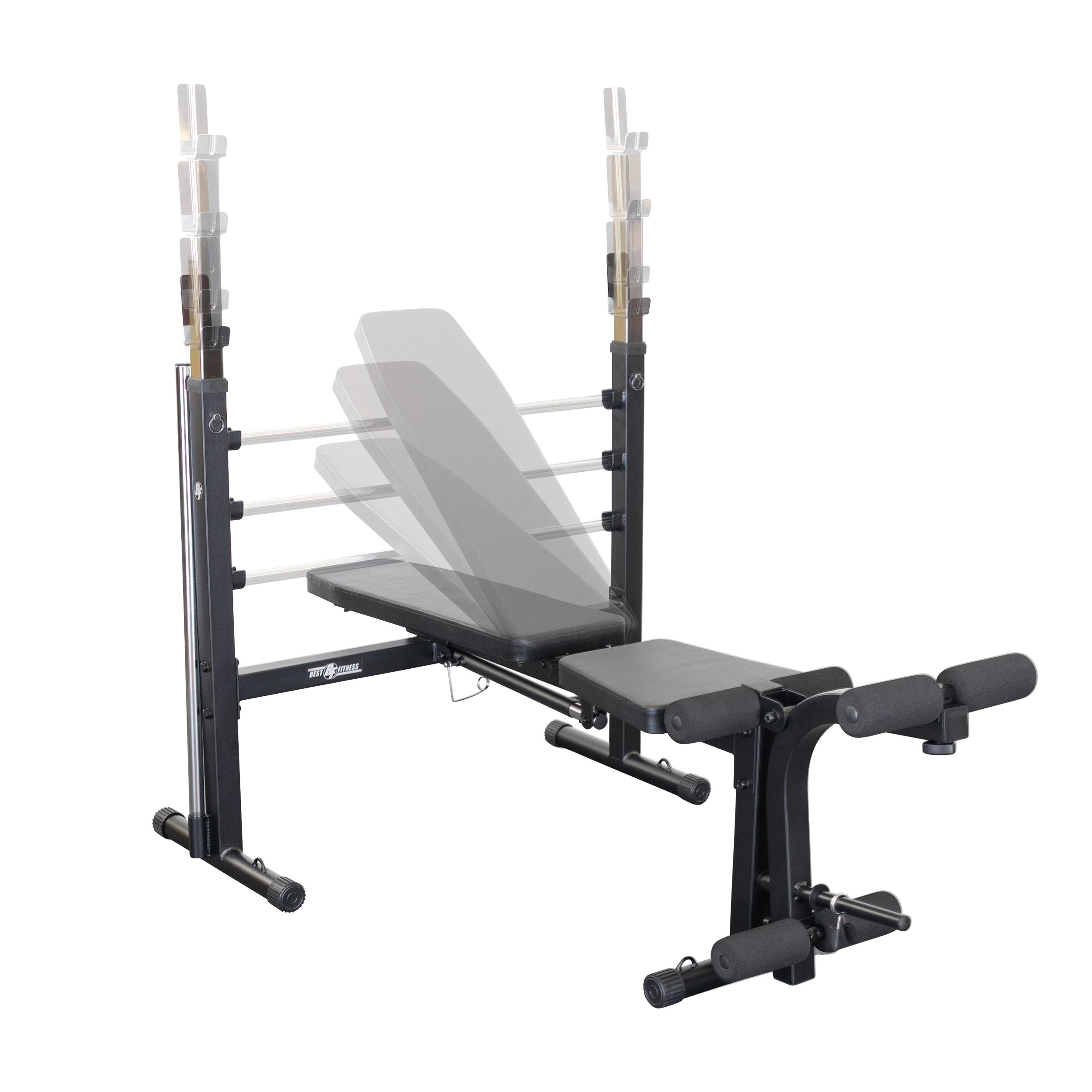 Body-Solid Best Fitness BFOB10B Olympic Bench with Leg Developer - view 2