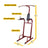 Body-Solid Best Fitness BFVK10B Vertical Knee Raise - view 2
