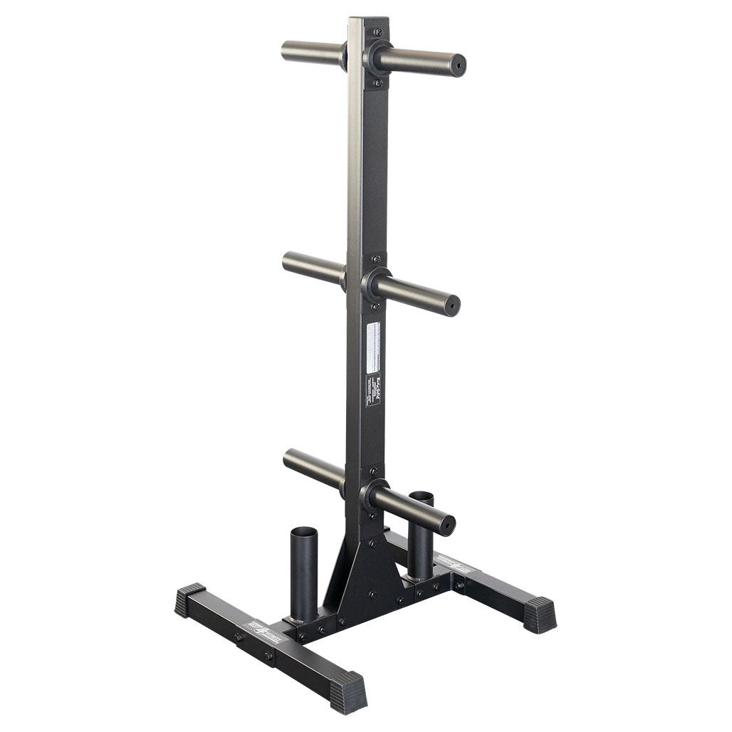 Body-Solid Best Fitness BFWT10B Olympic Plate Tree and Bar Holder