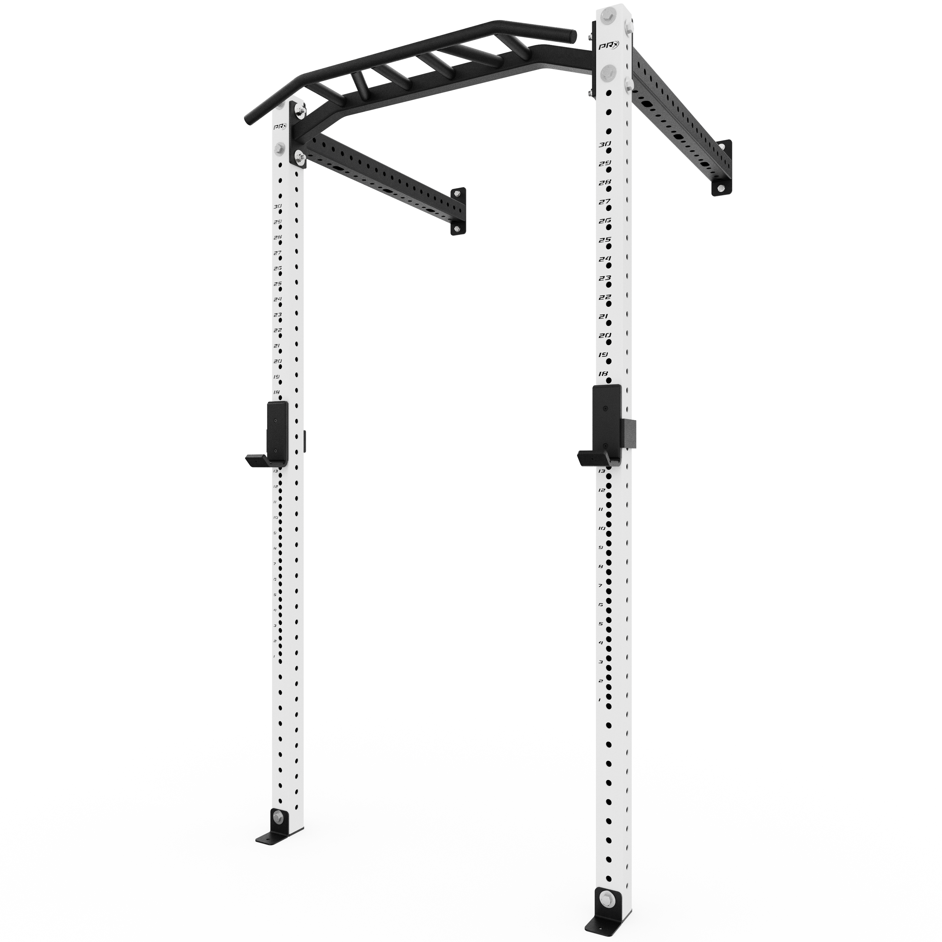 PRx Build Limitless Wall-Mount Rack in White