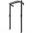 PRx Build Limitless Wall-Mount Rack in Black in the shallow depth configuration
