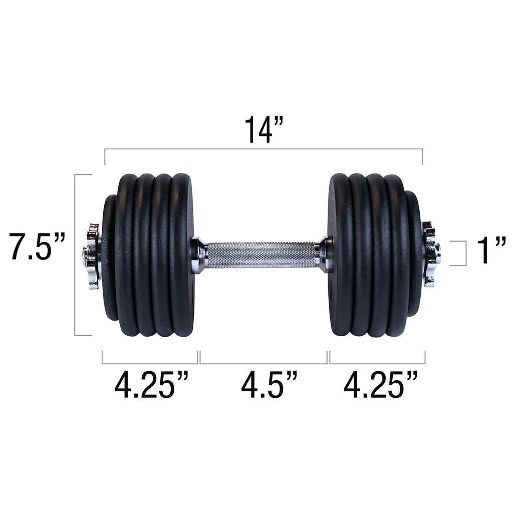 Body-Solid Tools Adjustable Dumbbell Pair