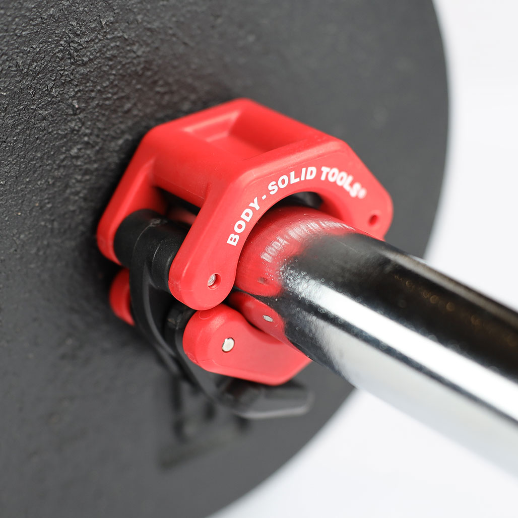 Body-Solid Tools Lock-Jaw Barbell Collars