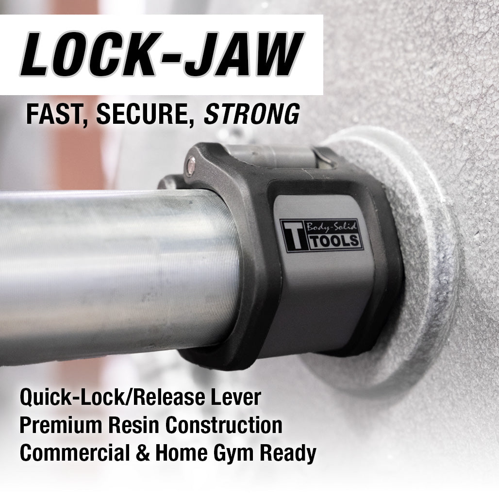 Body-Solid Tools Lock-Jaw Barbell Collars