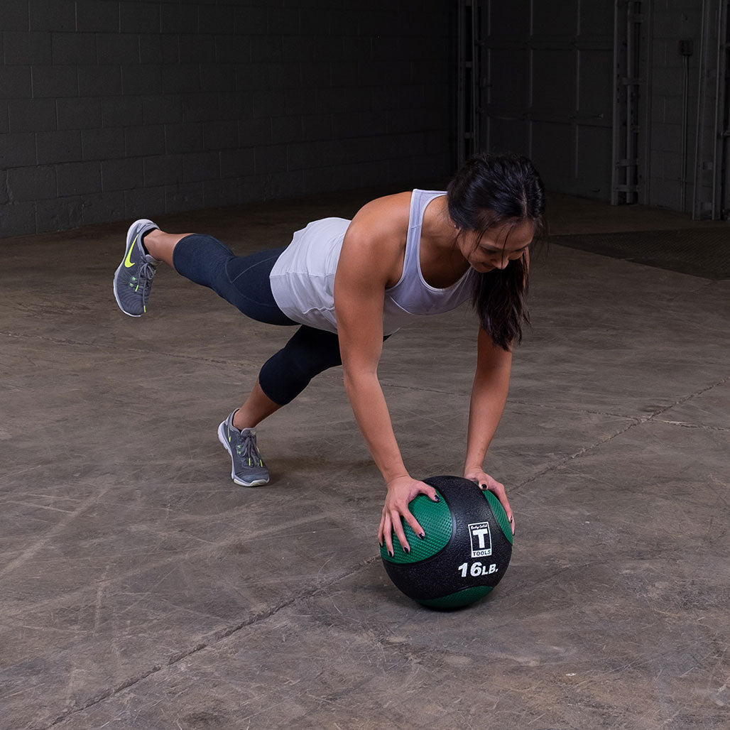 Body-Solid Tools Premium Medicine Balls - Body-Solid in use